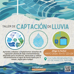PREVENTA - Taller de Captación de lluvia